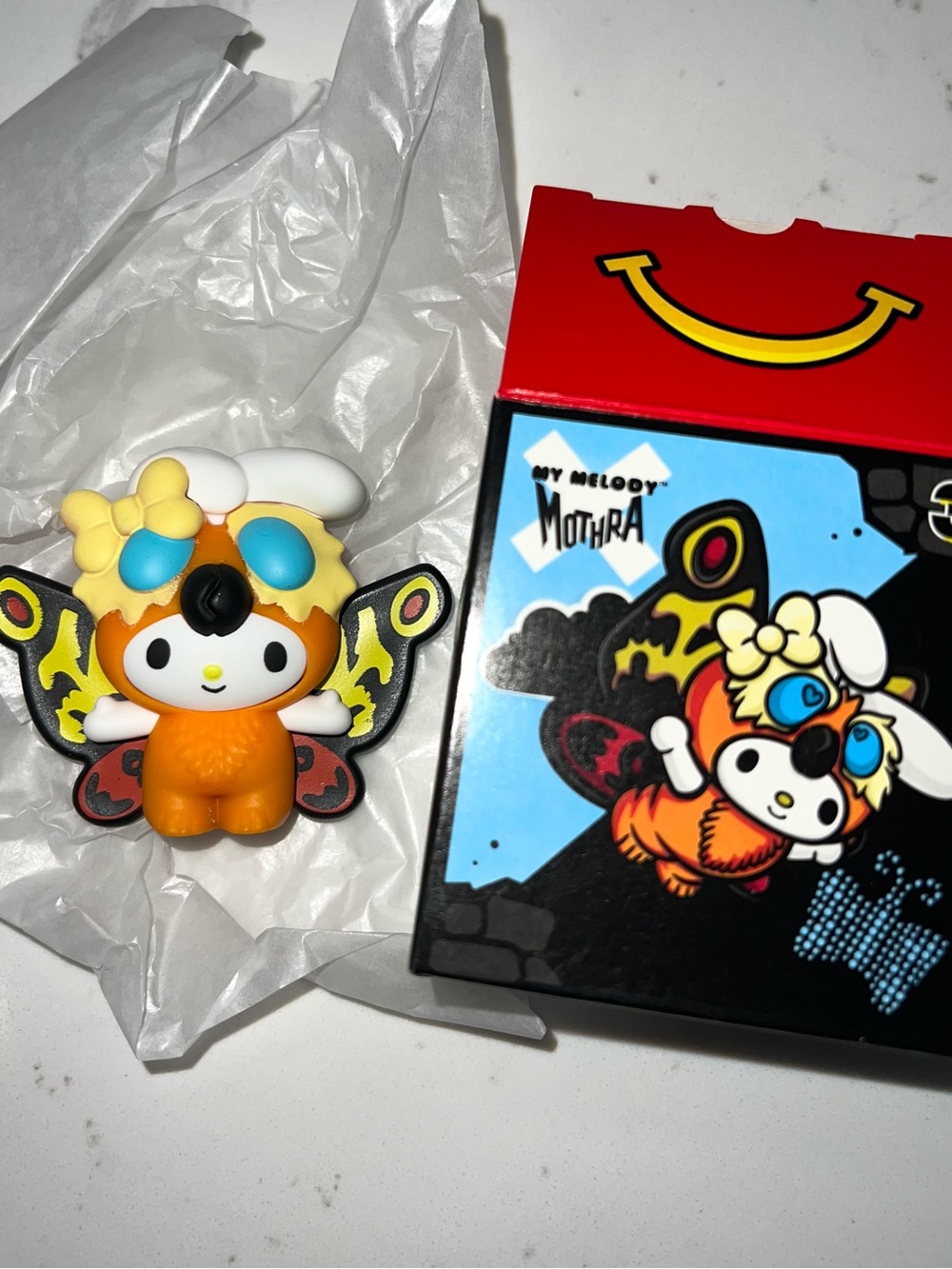 Hello Kitty x Godzilla McDonalds Happy Meal Toy - My Melody Mothra #3 2026